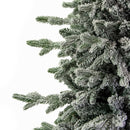 Albero di Natale Artificiale Innevato Grinch Slim Verde Varie Misure