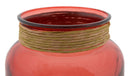 Vaso Rope Florero Bordeaux Ø20x18 cm Vetro