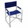 Poltrona Regista 55x47x47,5/78 h cm in Alluminio Blu