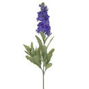 Set 4 Fiori Artificiali di Violacciocca Altezza 82 cm Blu