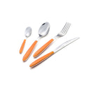 Servizio Set di Posate 24 pezzi in Acciaio Inox Eme Vero Giallo 1235