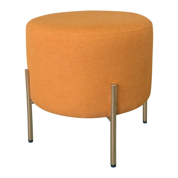 acquista Pouf Poggiapiedi Ø40 cm in Tessuto Kate Arancio