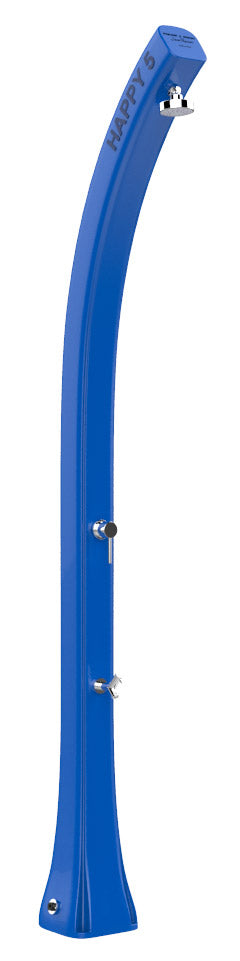 Doccia Solare da Giardino 28L Miscelatore e Lavapiedi Arkema Happy Five Blu sconto