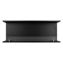 Camino a Bioetanolo da Incasso ad angolo 120x24,5x50 cm Trevi 120 Nero 