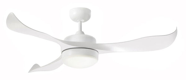 Ventilatore da Soffitto con 3 Pale e LED Ø130 cm 5 Velocità Martec Scorpion Bianco prezzo