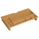 Supporto per Monitor PC in Bambù Naturale 60x30x8.5 cm 