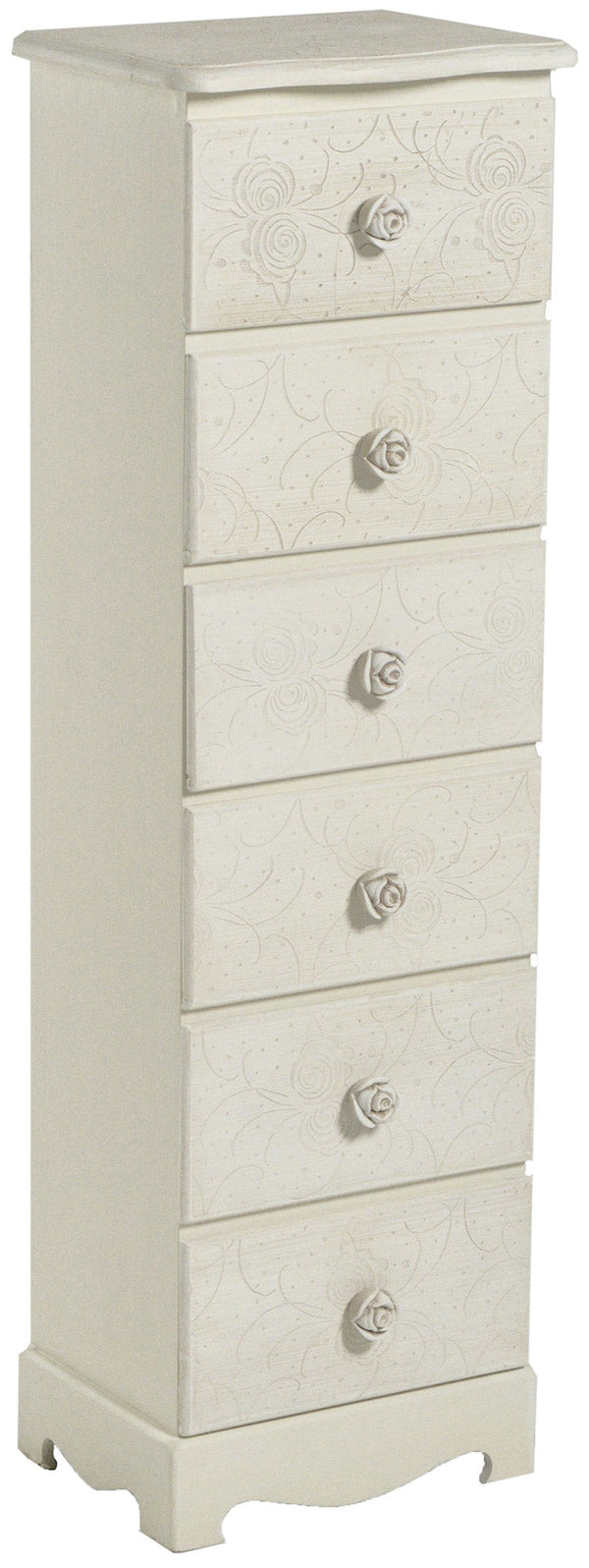 acquista Cassettiera in Legno 6 Cassetti Mini Lipsia