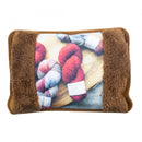 Borsa Acqua Calda Elettrica Scaldamani Ricaricabile Marrone