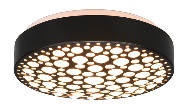 sconto Plafoniera da Interno a LED in Plastica Nero Opaco