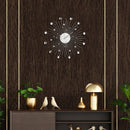 Orologio da Parete in Metallo Ø50 cm Stella di Cristallo