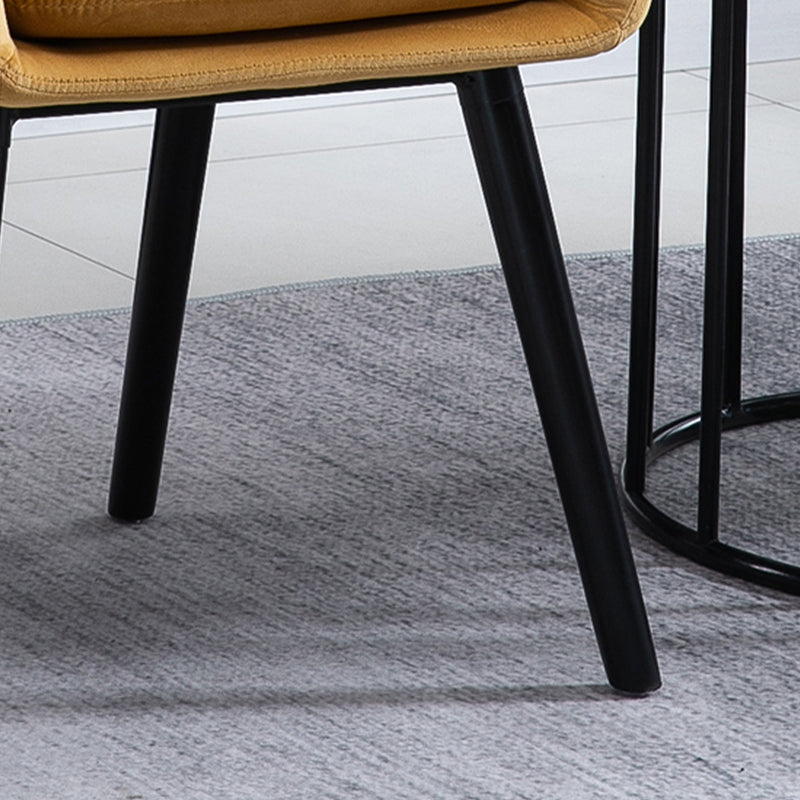 Sedie Girevoli Da Pranzo Moderne In Tessuto Set Di 2 Sedute Imbottite Gambe In Metallo Nero Tortora Sardoal 85347582