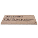 Zerbino "doormat" 70x1,5x40 cm in Cocco e PVC VdE Tivoli 1996 