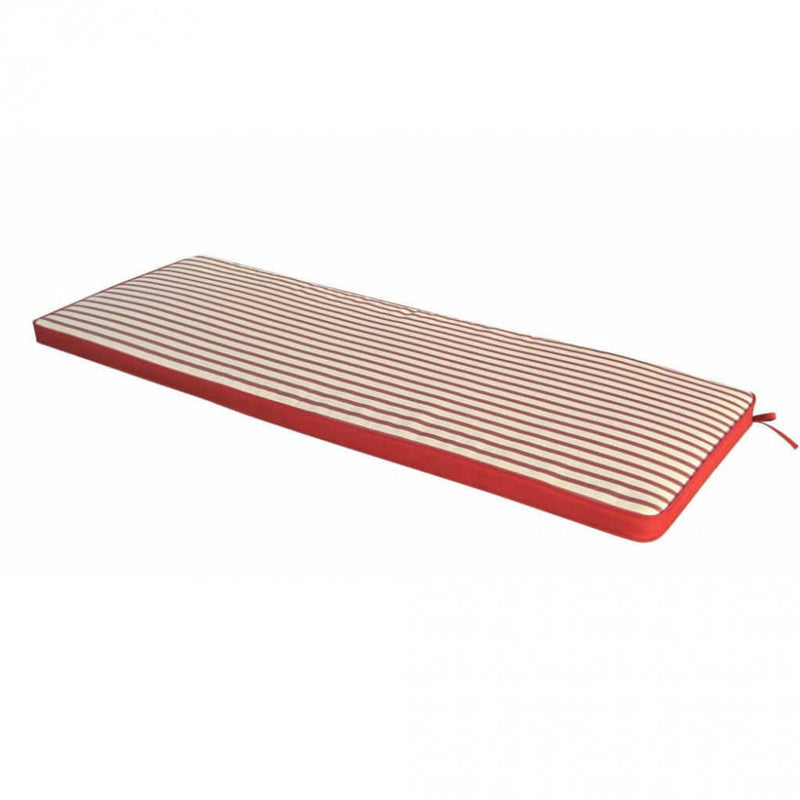 Cuscino Real 150x45x4 cm in Poliestere Rosso