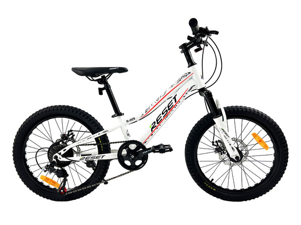 Bicicletta Mountain Bike per Bambini Unisex 20" MTB Phoenix 7V in Acciaio Bianco acquista