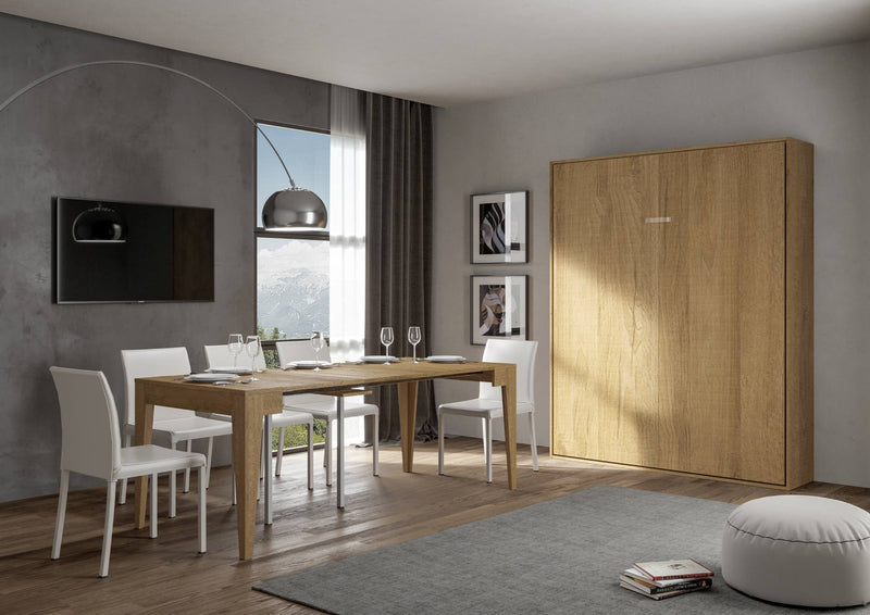 Letto Matrimoniale a Scomparsa Salvaspazio Kentaro H210 cm Marrone