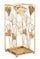 Portaombrelli Oro Leaf 22,5x22,5x48,5 cm in Ferro