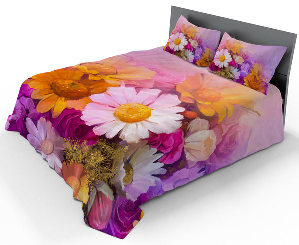 prezzo Set Lenzuola Matrimoniale Sopra e Federe in Cotone con Stampa