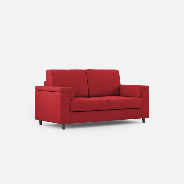 Divano 2 Posti 168x85x85 cm Marrak in Tessuto Rosso prezzo