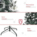 Albero di Natale Artificiale Innevato 150 cm 378 Rami con Bacche Verde
