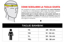 Casco Demi-Jet per Bambini Visiera Sagomata CGM Magic Smile 205S Rosa Fluo Varie Misure