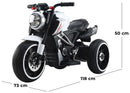 Moto Elettrica per Bambini 12V Speed Bianca
