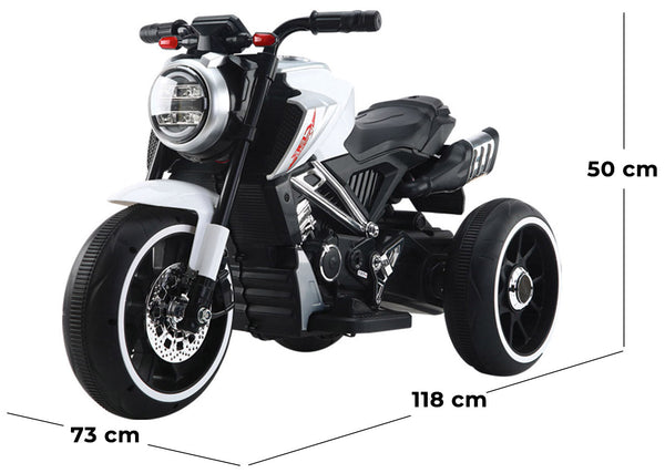 Moto Elettrica per Bambini 12V Speed Bianca sconto