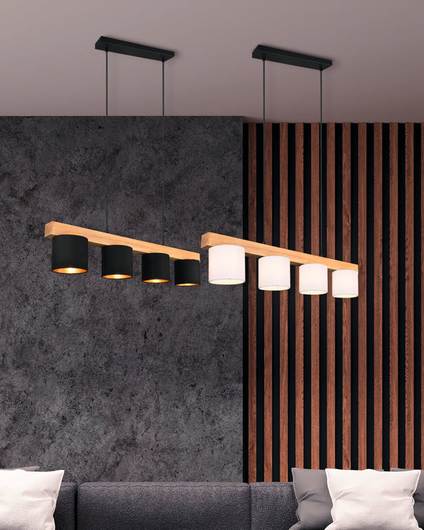 Lampada a Sospensione da Interno E14 in Legno naturale Legno Naturale acquista