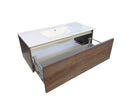 Mobile Bagno Sospeso 100 cm in Legno TFT Ibiza Tabacco Scuro