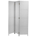 Separè Divisorio in Poliestere 3 Ante Bianco