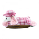 Borsa Acqua Calda Elettrica Ricaricabile Scaldamani Cane a Peluche Rosa