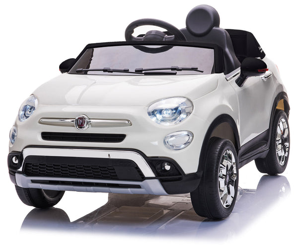 online Macchina Elettrica per Bambini 12V con Licenza Fiat 500X Anniversary Bianca