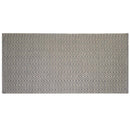 Tappeto Bagno Design Spigato 50x90 cm in Cotone Grigio