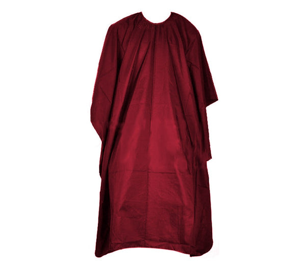 sconto Mantella da parrucchiere lunga 91x137 cm bordeaux in pvc per taglio e colore