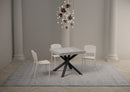 Tavolo Allungabile 90/194x90x77 cm Clerk Premium Cemento