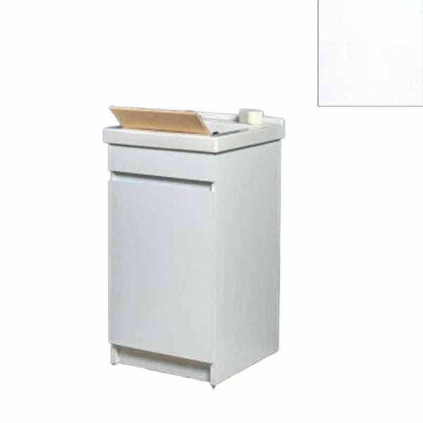 prezzo Mobile Lavatoio in Ceramica 1 Anta con Strofinatoio in Legno Massello 45x50x86A cm Bianco Opaco