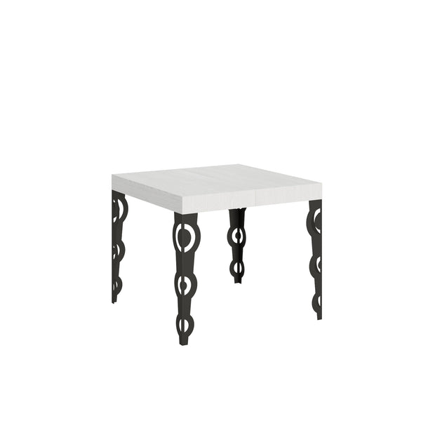 acquista Tavolo Allungabile 90-246x90x77 cm Karamay Bianco Frassino