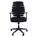 Poltrona da Ufficio Lorene 62x60x100/110 h cm in Poliuretano Nero