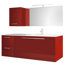 Mobile da Bagno sospeso Samoa 01 Laccato Rosso TFT