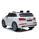 Macchina Elettrica per Bambini 2 Posti 12V Mp4 con Licenza Audi Q5 Quattro Bianca