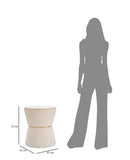 Pouf Iceland Double Ø 43x52 cm in Legno 