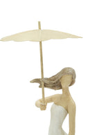 Donna More con Bambino 12,5x9,8x28,5 cm in Poliresina
