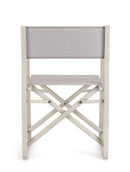 Set 2 Sedie Regista da Giardino 55x50,5x84,5h cm Konnor Rastin 