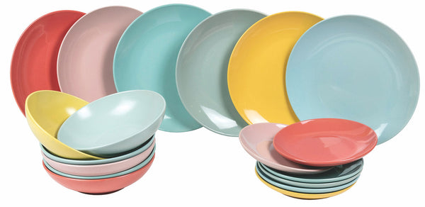 prezzo Servizio Piatti 18 Pezzi in Gres Villa d'Este Home Tivoli South Beach