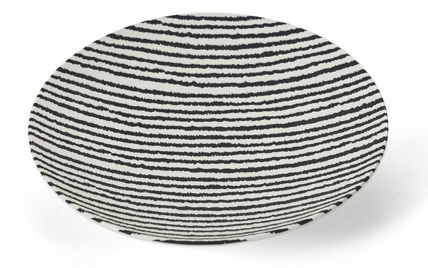 prezzo Set 6 Piatti Piani Ø28x4,5 cm in Porcellana Villa d'Este Home Tivoli Timbuktu Stripes