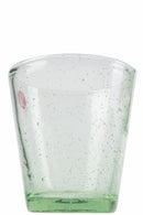 Set 6 Bicchieri per Acqua in Vetro 250 ml Villa d'Este Home Tivoli Verde Chiaro Cancun Satin