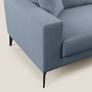 Divano 2 Posti 166x95x91 cm in Tessuto Carta Da Zucchero