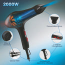 Set Asciugacapelli e Piastra 2000W con Ionizzatore Kooper Style Duo