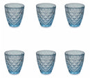 Set 6 Bicchieri Ø8,7x9,4 cm in Vetro Villa d'Este Home Tivoli Fresh Turchesi