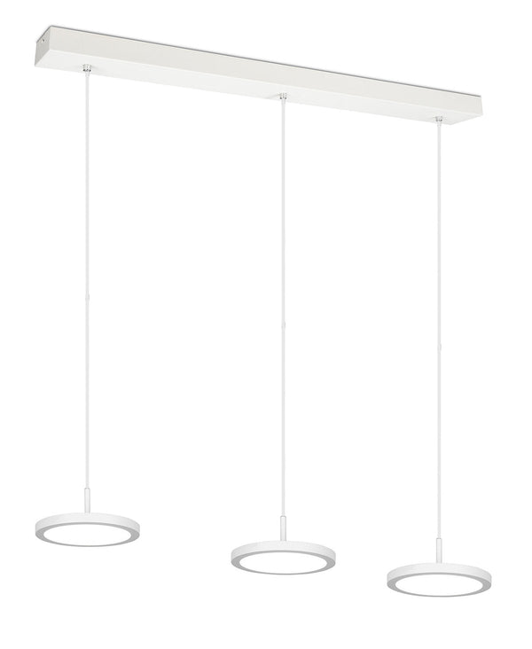 Lampada a Sospensione da Interno a LED in Metallo Bianco Opaco acquista