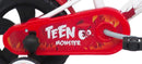 Bicicletta per Bambino 12” 1 Freno Gomme in EVA Teen Monster Bianca/Rossa